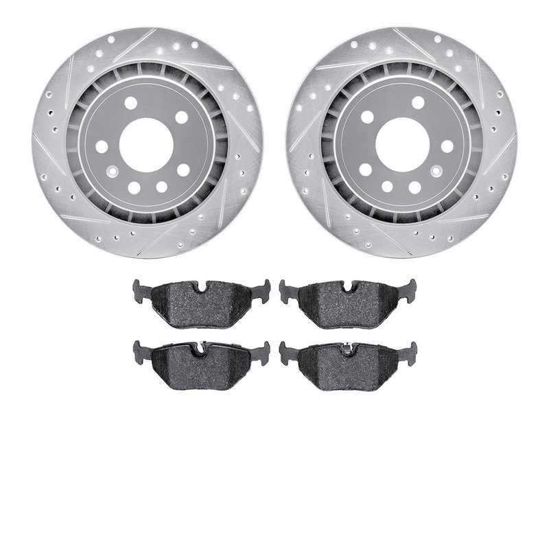 Dynamite Friction 7502-65015 Disc Brake Kit - Rear