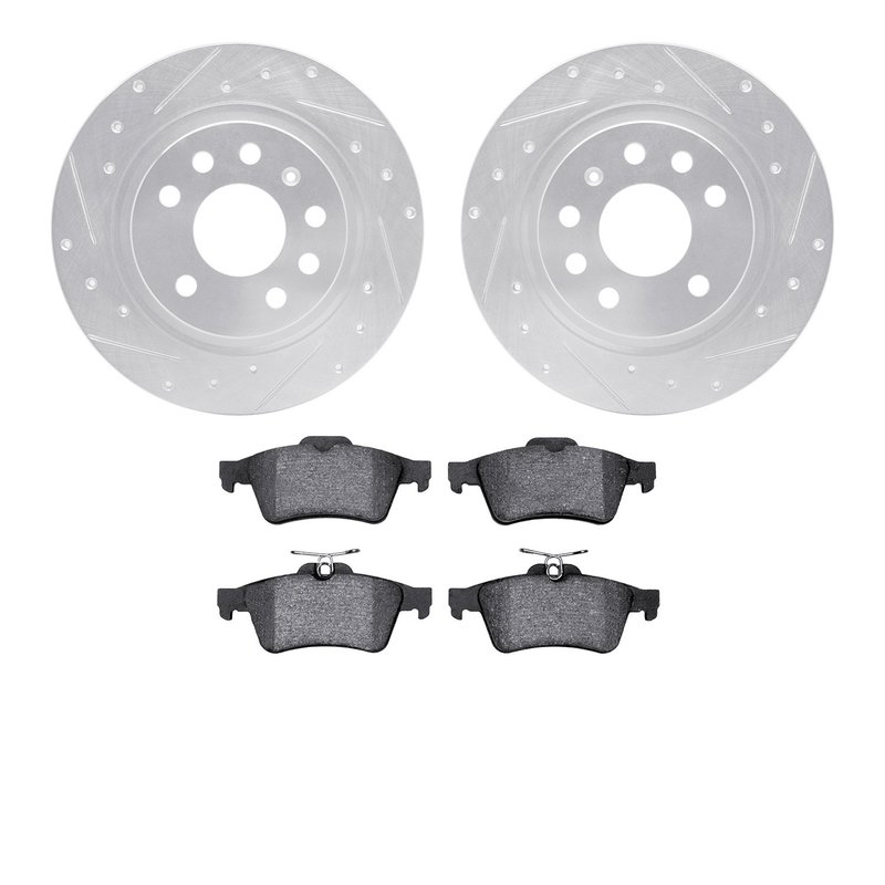 Dynamite Friction 7502-65018 Disc Brake Kit - Rear