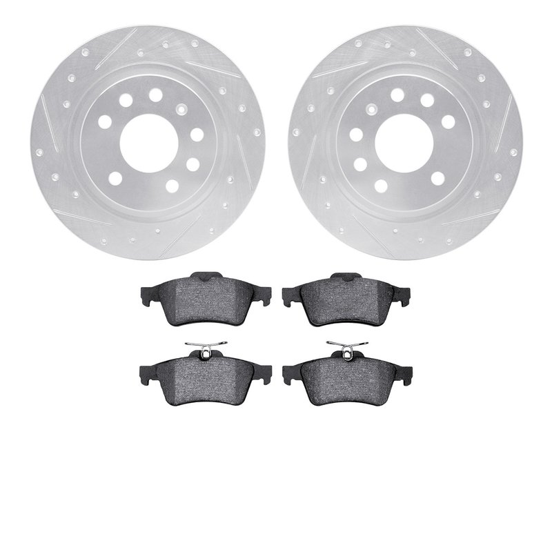 Dynamite Friction 7502-65019 Disc Brake Kit - Rear