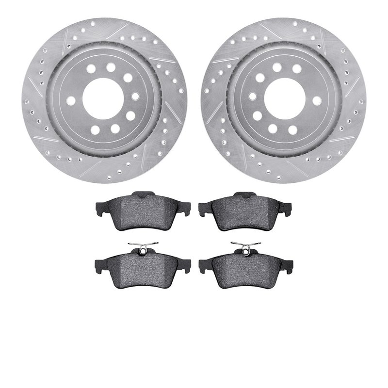 Dynamic Friction 7502-65023 Disc Brake Kit - Rear