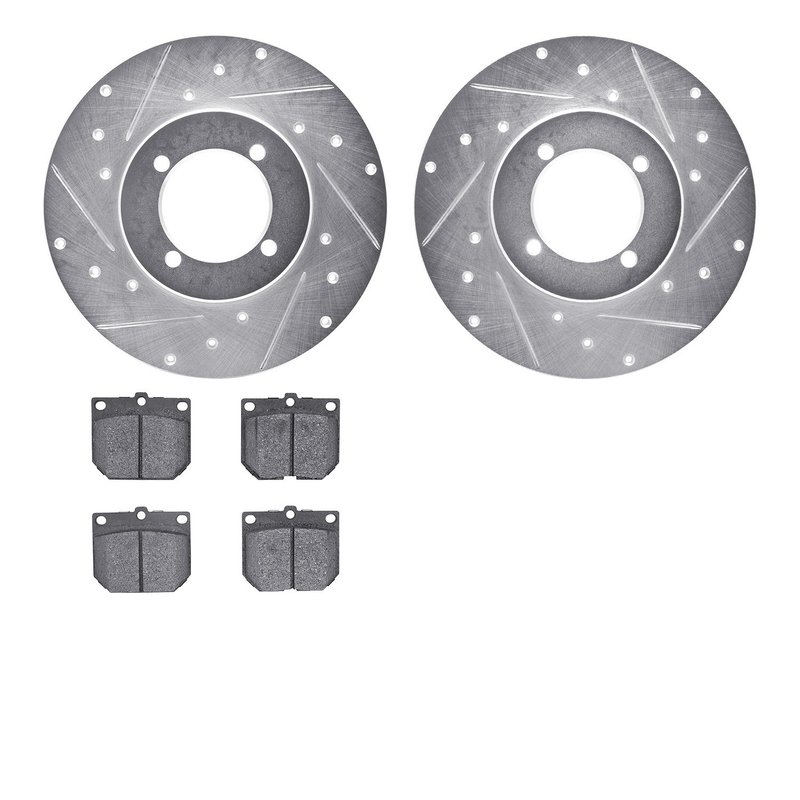 Dynamite Friction 7502-67002 Disc Brake Kit - Front