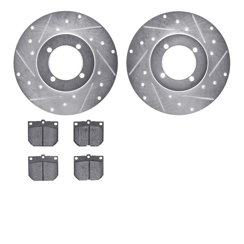 Dynamite Friction 7502-67006 Disc Brake Kit - Front