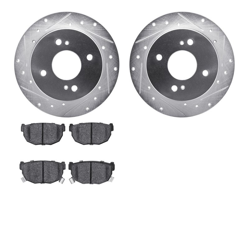 Dynamite Friction 7502-67008 Disc Brake Kit - Rear