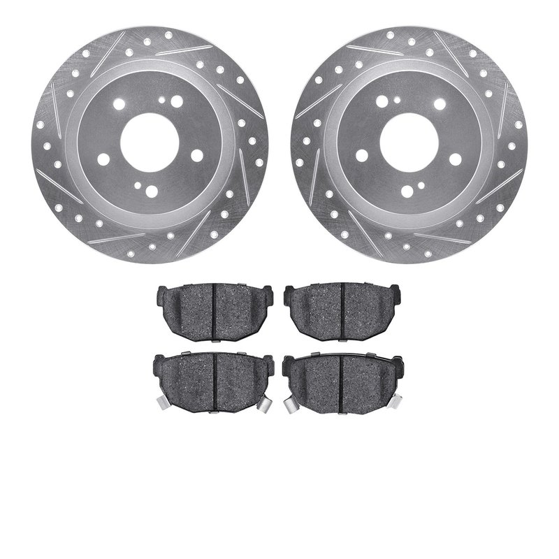 Dynamite Friction 7502-67014 Disc Brake Kit - Rear