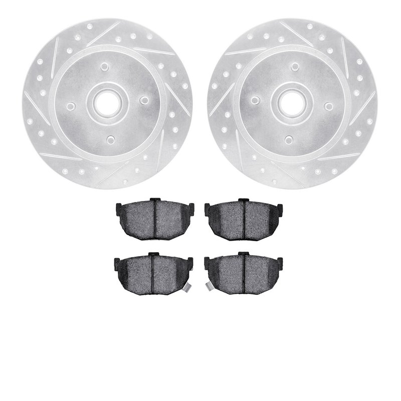 Dynamite Friction 7502-67015 Disc Brake Kit - Rear