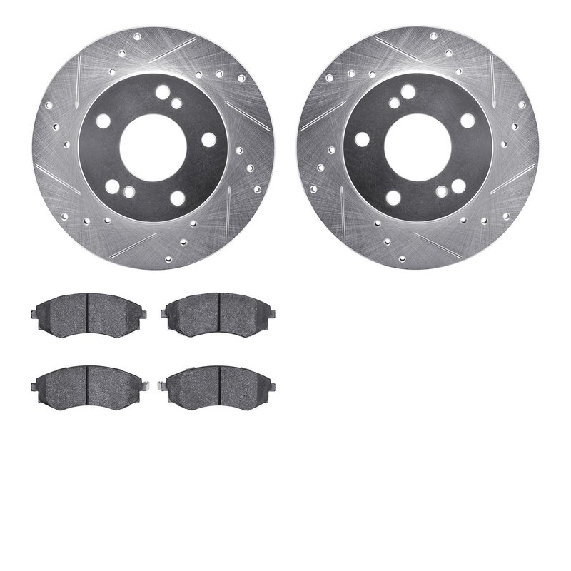 Dynamite Friction 7502-67043 Disc Brake Kit - Front