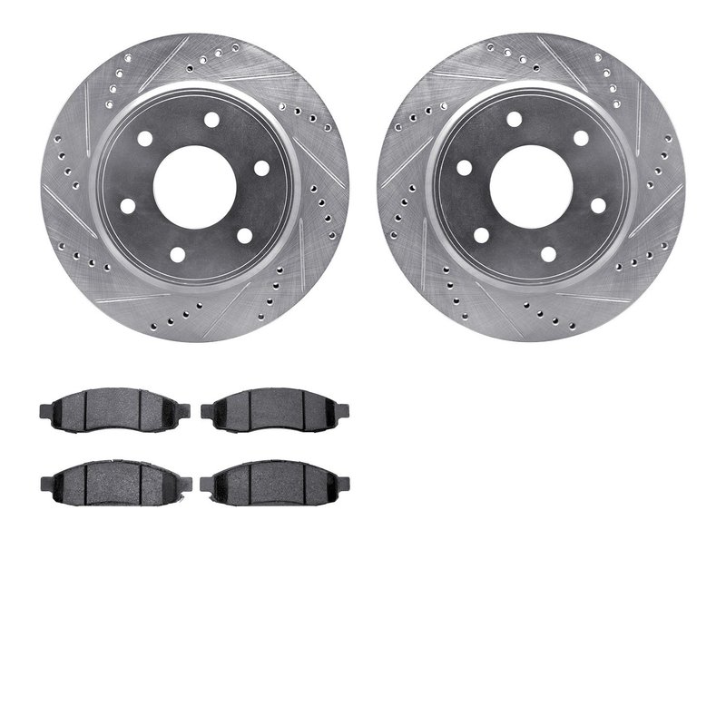 Dynamite Friction 7502-67113 Disc Brake Kit - Front