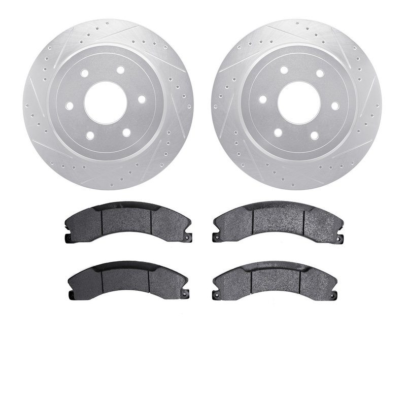 Dynamite Friction 7502-67123 Disc Brake Kit - Rear