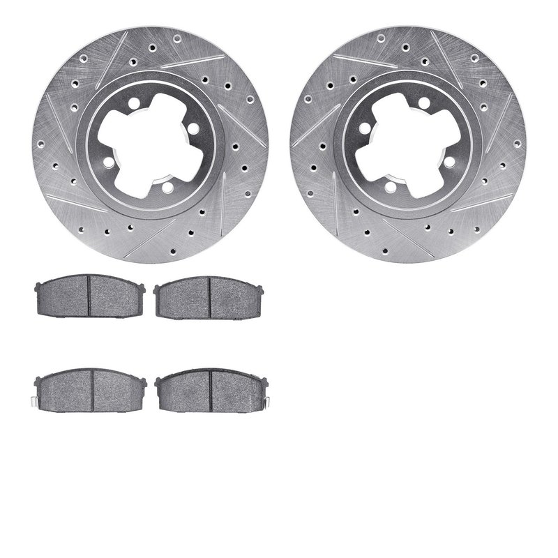 Dynamic Friction 7502-67136 Disc Brake Kit - Front