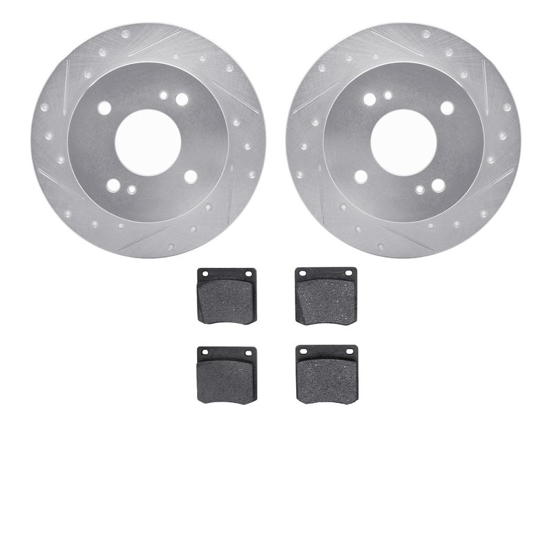 Dynamic Friction 7502-67157 Disc Brake Kit - Rear