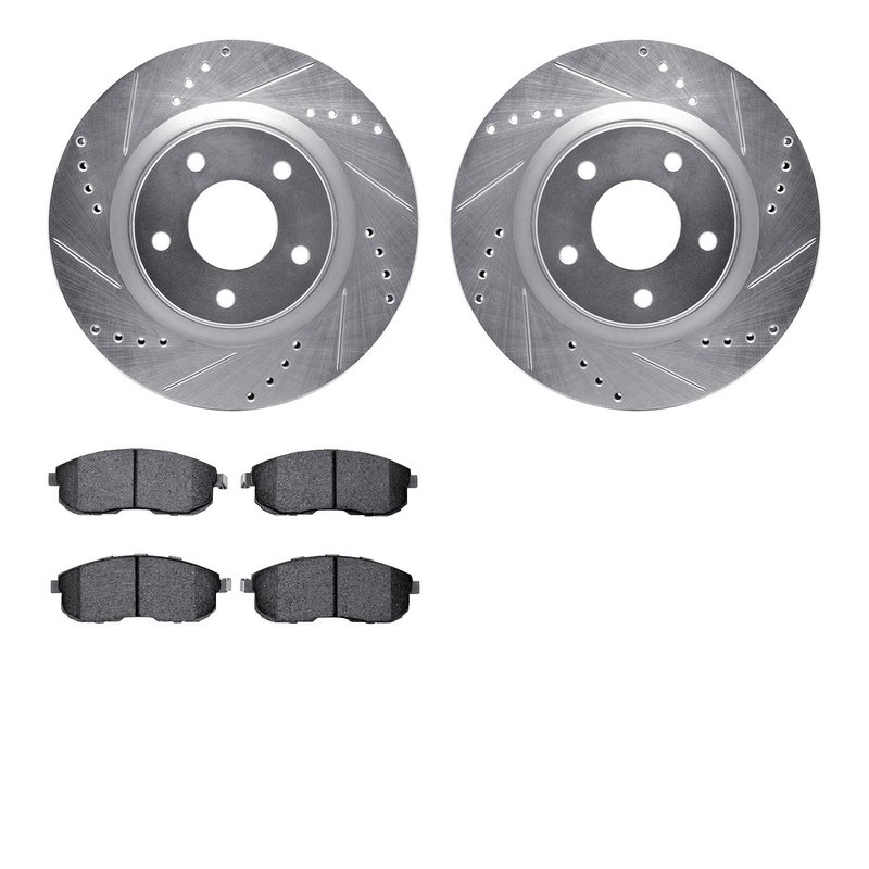 Dynamite Friction 7502-67500 Disc Brake Kit - Front