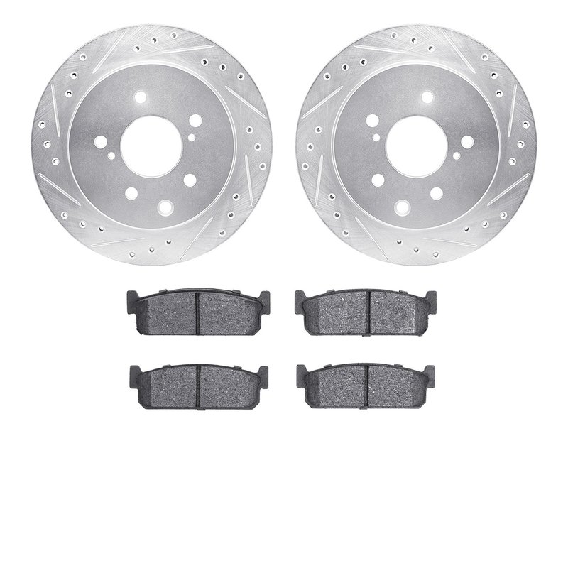 Dynamite Friction 7502-68004 Disc Brake Kit - Rear