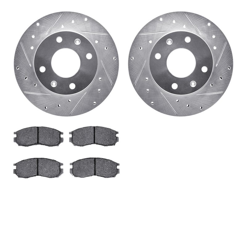 Dynamic Friction 7502-72022 Disc Brake Kit - Front
