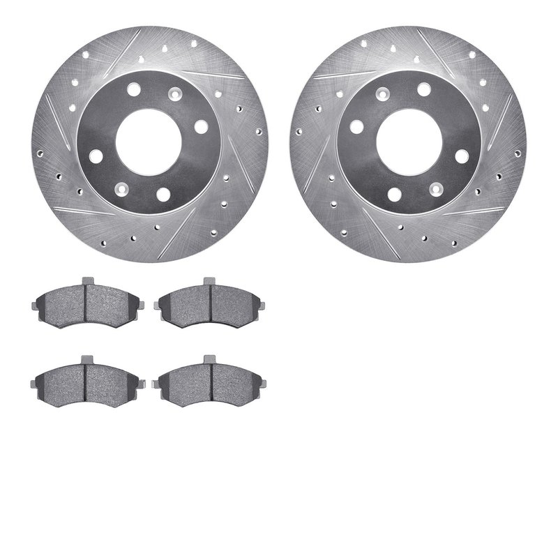 Dynamic Friction 7502-72026 Disc Brake Kit - Front