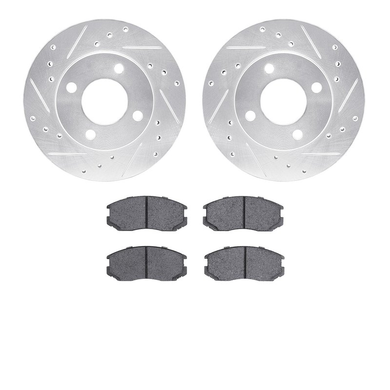 Dynamite Friction 7502-72028 Disc Brake Kit - Front