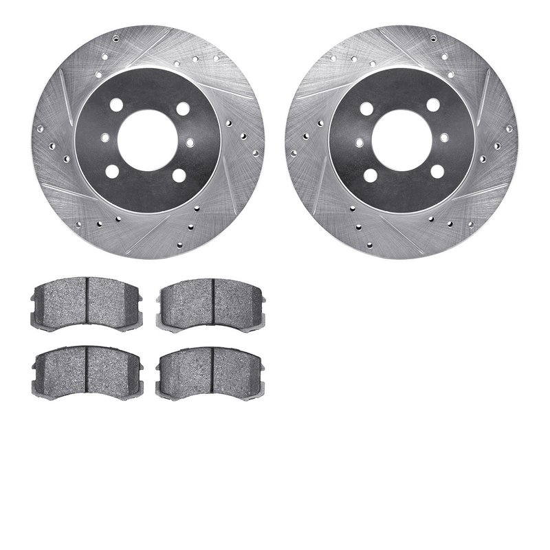 Dynamic Friction 7502-72036 Disc Brake Kit - Front