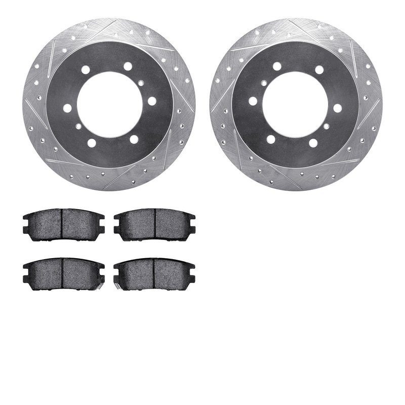 Dynamite Friction 7502-72061 Disc Brake Kit - Rear