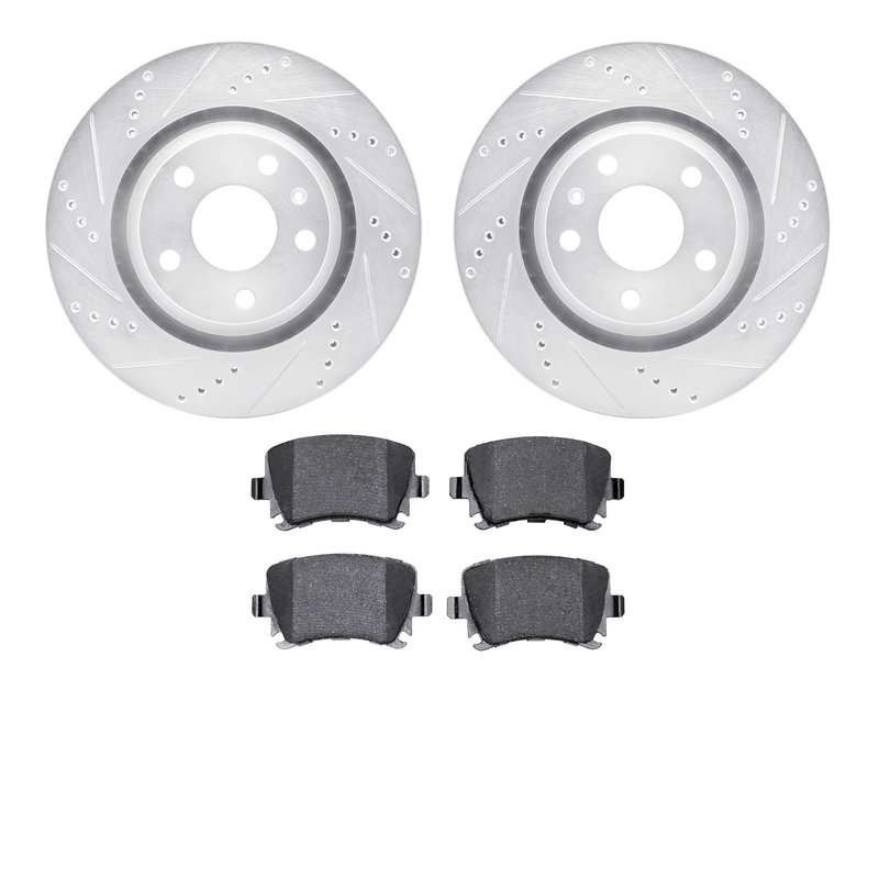 Dynamite Friction 7502-73062 Disc Brake Kit - Rear