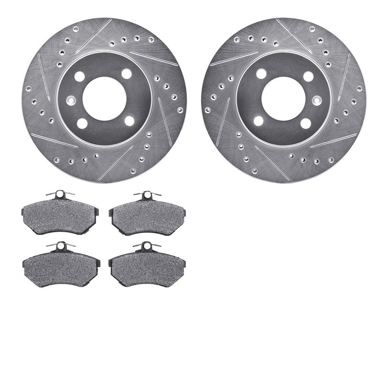 Dynamite Friction 7502-74008 Disc Brake Kit - Front