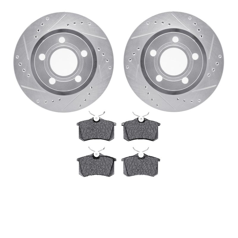 Dynamite Friction 7502-74048 Disc Brake Kit - Rear
