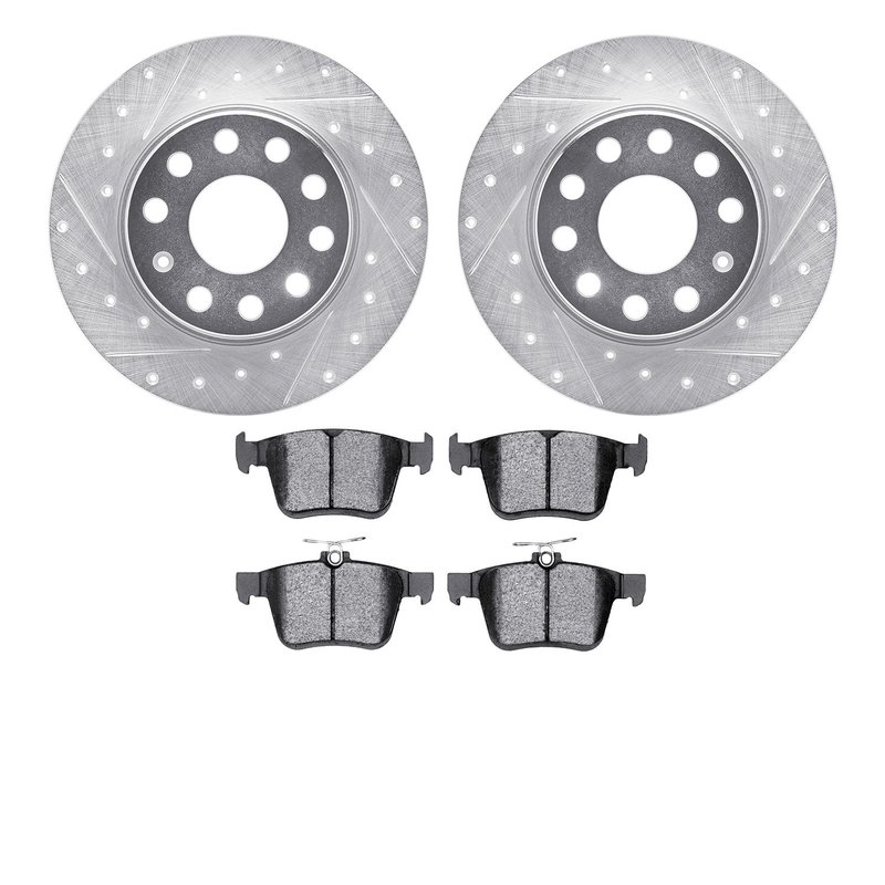 Dynamite Friction 7502-74107 Disc Brake Kit - Rear
