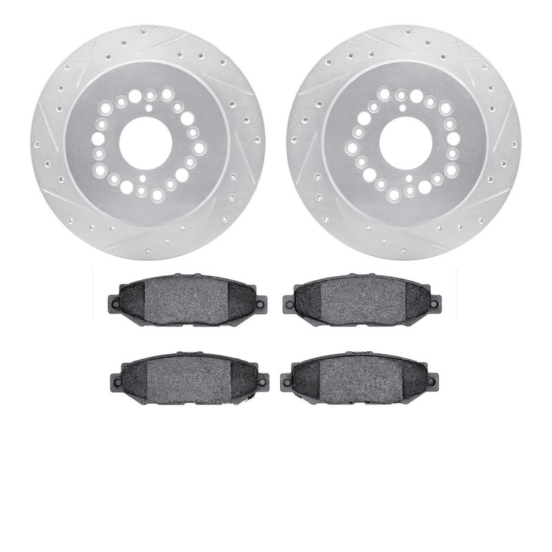Dynamite Friction 7502-75008 Disc Brake Kit - Rear