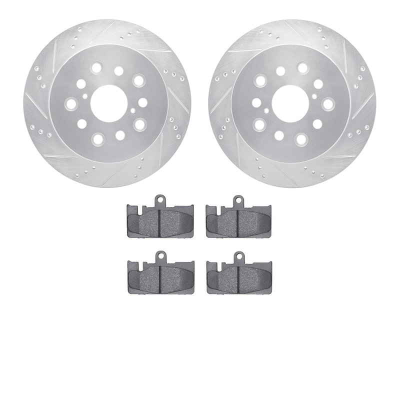 Dynamite Friction 7502-75013 Disc Brake Kit - Rear