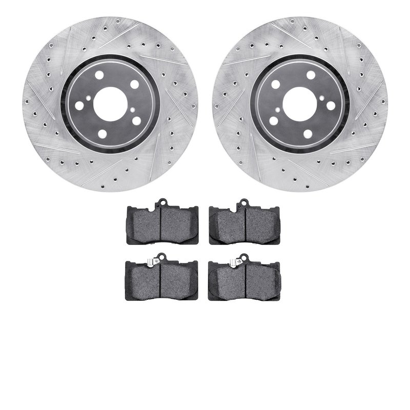 Dynamite Friction 7502-75023 Disc Brake Kit - Front