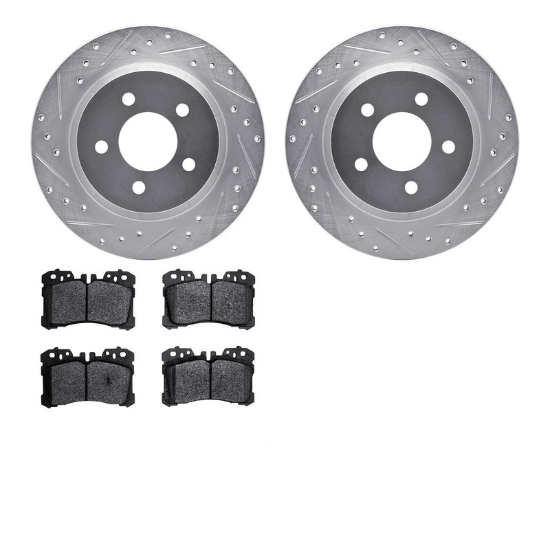 Dynamite Friction 7502-75096 Disc Brake Kit - Front