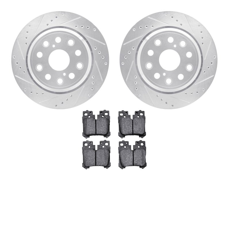 Dynamite Friction 7502-75102 Disc Brake Kit - Rear