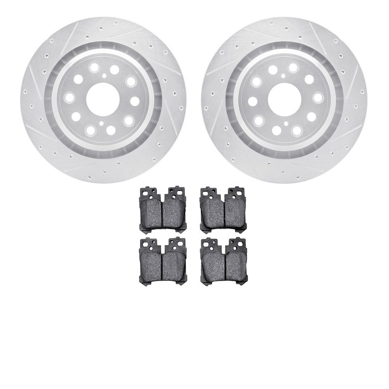 Dynamic Friction 7502-75116 Disc Brake Kit - Rear