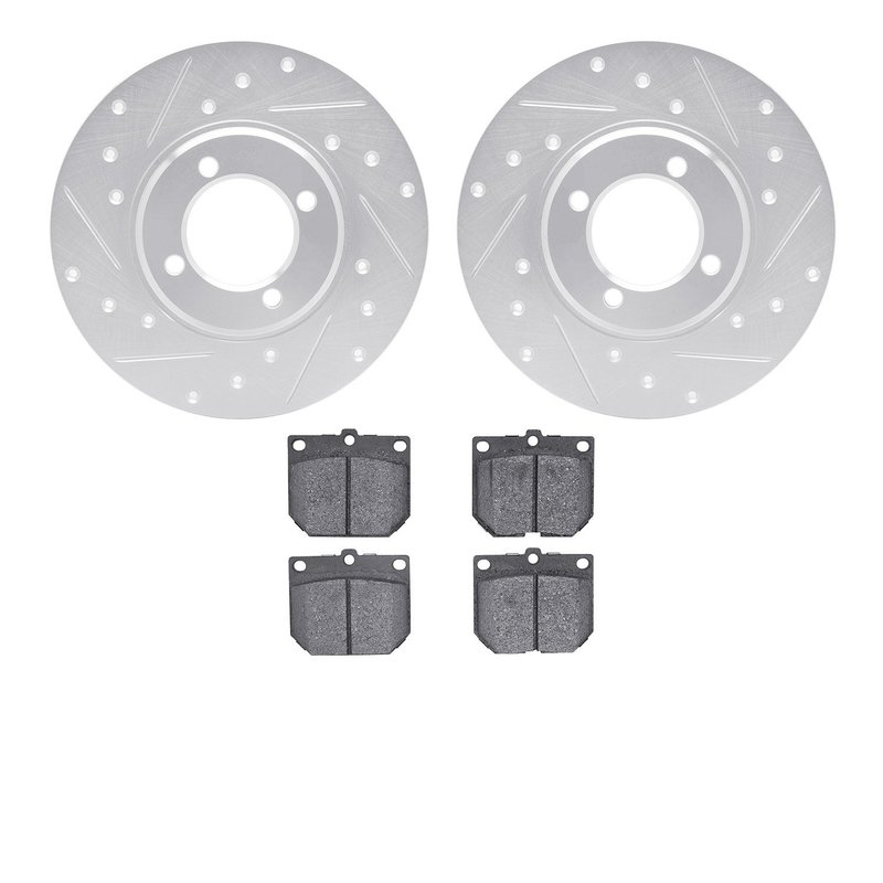 Dynamite Friction 7502-76000 Disc Brake Kit - Front