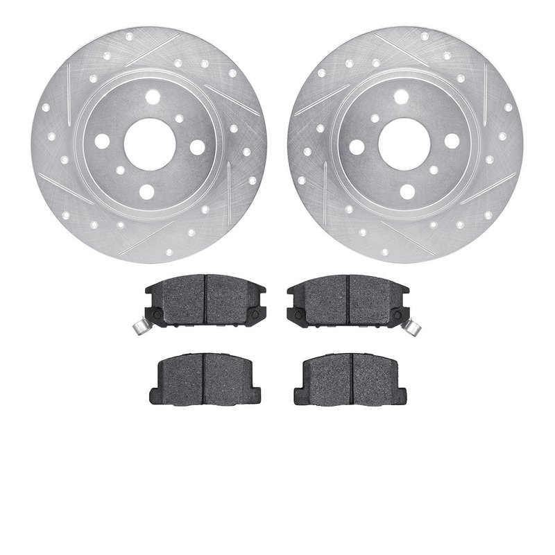 Dynamite Friction 7502-76025 Disc Brake Kit - Rear