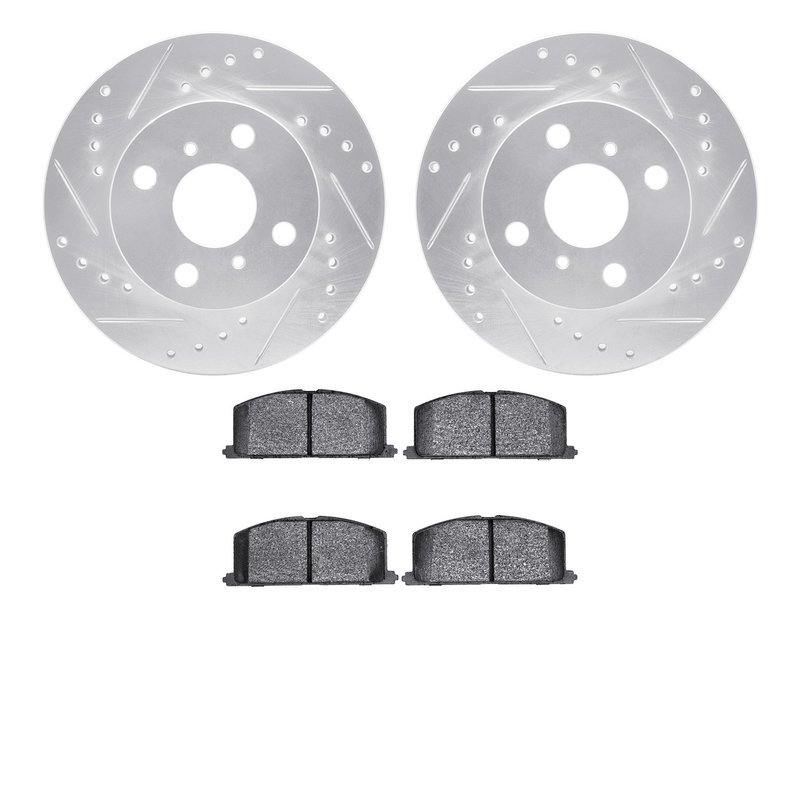 Dynamite Friction 7502-76036 Disc Brake Kit - Front
