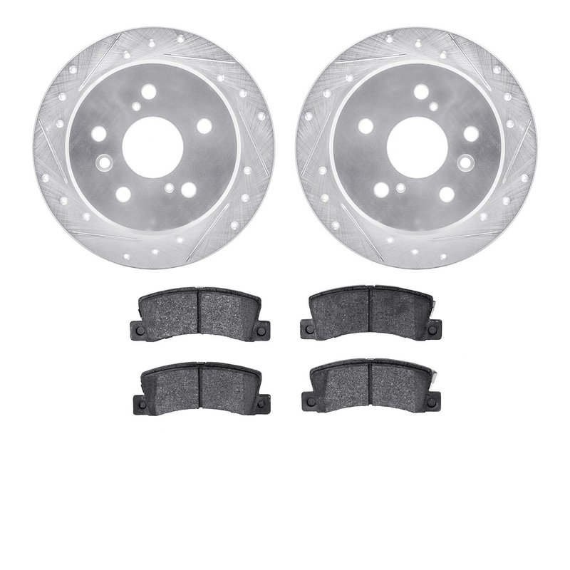 Dynamite Friction 7502-76042 Disc Brake Kit - Rear