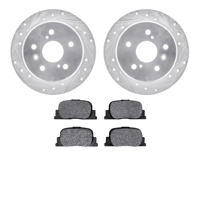 Dynamite Friction 7502-76044 Disc Brake Kit - Rear