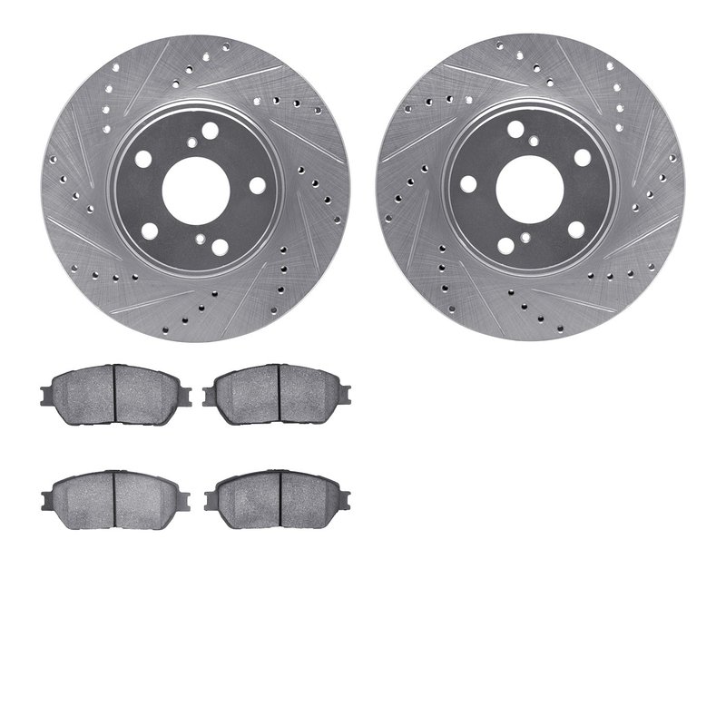 Dynamite Friction 7502-76045 Disc Brake Kit - Front