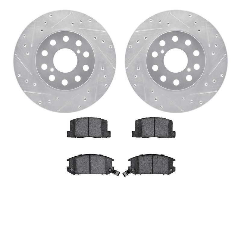 Dynamite Friction 7502-76049 Disc Brake Kit - Rear