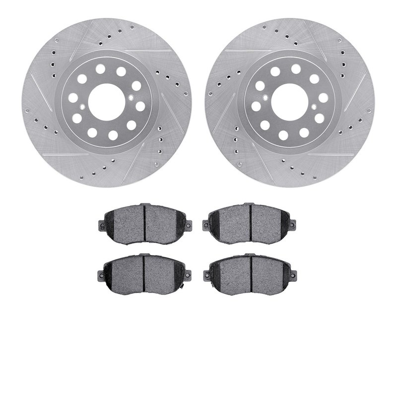 Dynamite Friction 7502-76052 Disc Brake Kit - Front