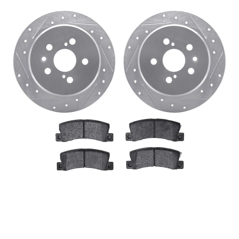 Dynamite Friction 7502-76055 Disc Brake Kit - Rear