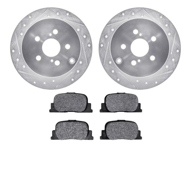 Dynamite Friction 7502-76063 Disc Brake Kit - Rear