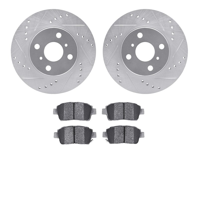 Dynamite Friction 7502-76066 Disc Brake Kit - Front
