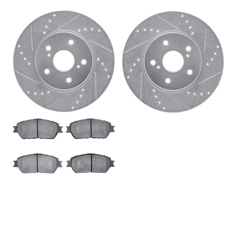 Dynamite Friction 7502-76071 Disc Brake Kit - Front