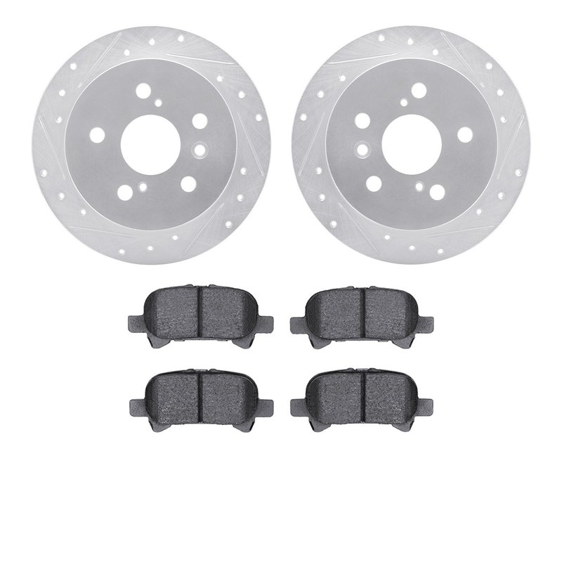 Dynamite Friction 7502-76076 Disc Brake Kit - Rear