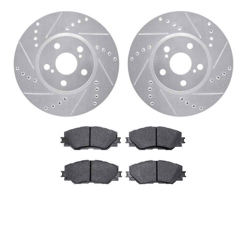 Dynamite Friction 7502-76085 Disc Brake Kit - Front