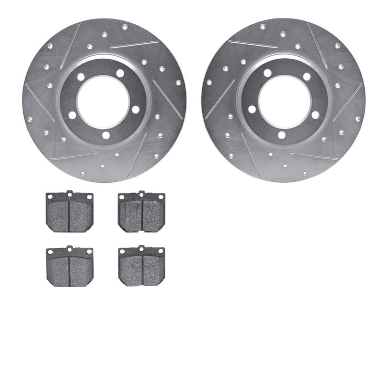 Dynamite Friction 7502-76095 Disc Brake Kit - Front