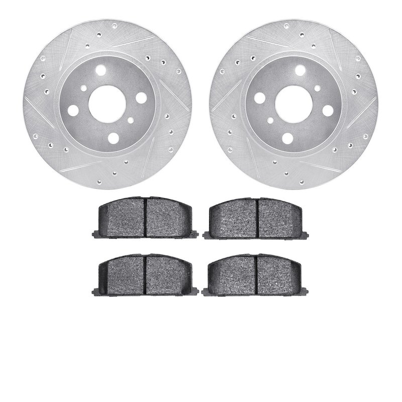 Dynamite Friction 7502-76100 Disc Brake Kit - Front