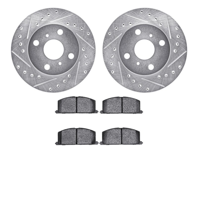 Dynamite Friction 7502-76106 Disc Brake Kit - Front