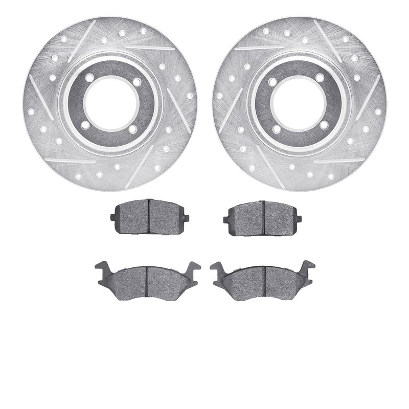 Dynamic Friction 7502-76108 Disc Brake Kit - Front