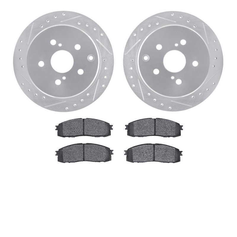 Dynamite Friction 7502-76111 Disc Brake Kit - Rear